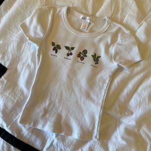 White Fawn T Shirt Size S